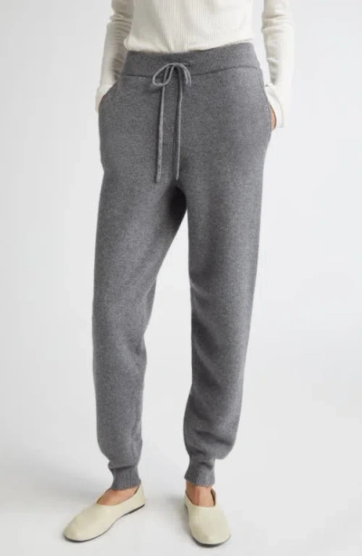Loulou De Saison Hespero Cashmere Joggers In Gray