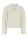 Loulou De Saison Homere Lds Boxy Sweater In Neutral