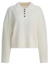 Loulou De Saison "homere Lds" Cashmere Sweater In White