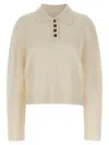 Loulou De Saison Homere Lds Boxy Sweater In White