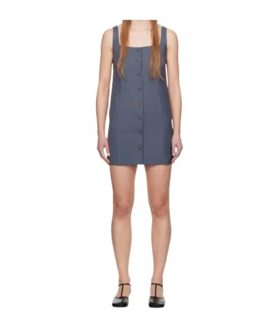 Loulou De Saison Idon Minidress In Blue