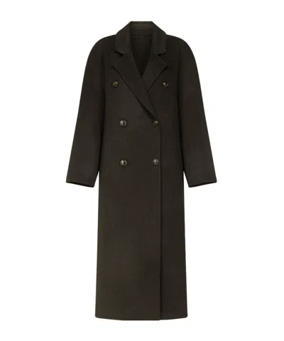 Loulou De Saison Irvin Double-breasted Coat In Black