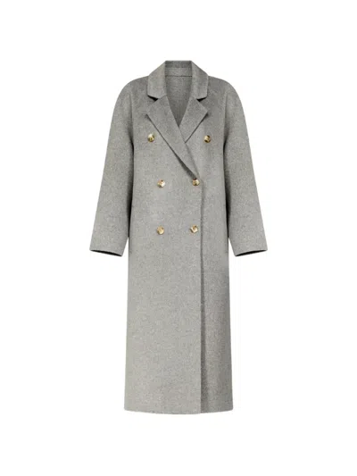 Loulou De Saison Irvin Double-breasted Coat In Gray