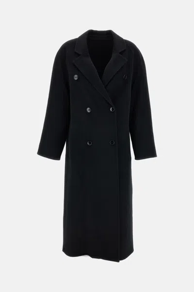 Loulou De Saison Irvin Double-breasted Overcoat In Black