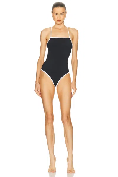 Loulou De Saison Itak One Piece Swimsuit In Blue