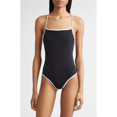 Loulou De Saison Itak One-piece Swimsuit In Black