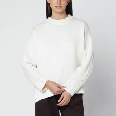 Loulou De Saison Ivory Cashmere Sweater In White