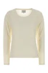 Loulou De Saison Ivory Viscose Blend Ava T-shirt In Neutral