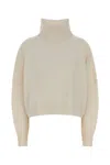 Loulou De Saison Ivory Wool Blend Luke Sweater