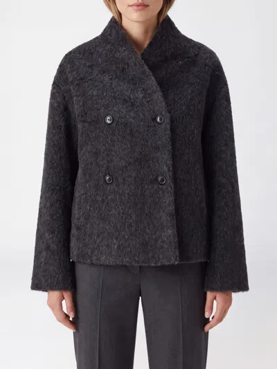 Loulou De Saison Jacket Woman Color Charcoal In Gray