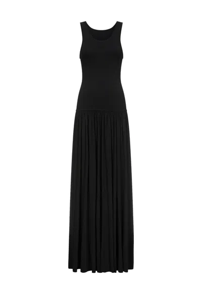 Loulou De Saison Jada Long Dress Woman Black