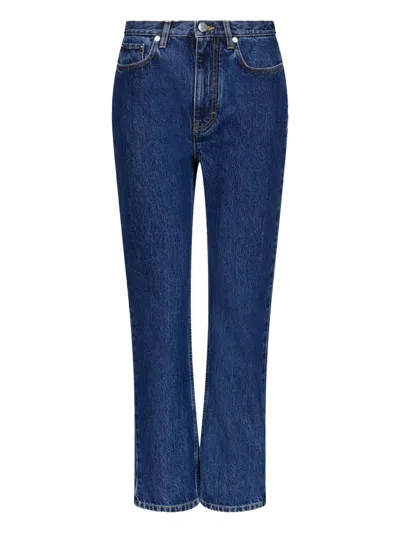 Loulou De Saison Jude Five-pocket Jeans In Blue