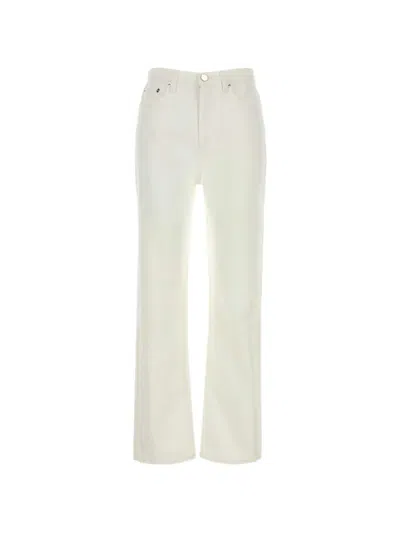 Loulou De Saison Jude Lds Straight Leg Jeans In White