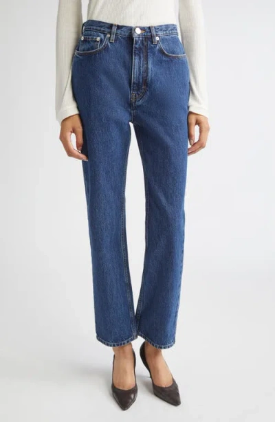 Loulou De Saison Jude Straight Leg Jeans In Blue