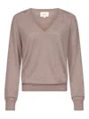 Loulou De Saison Julio V-neck Cashmere Sweater In Multi