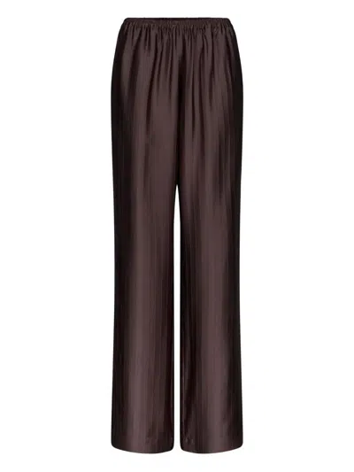 Loulou De Saison Kadala Loose-fit Pants In Brown
