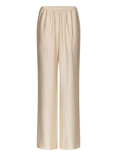 Loulou De Saison Kadala Striped Trousers In Neutral