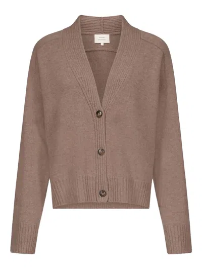 Loulou De Saison Kaia Cardigan In Brown
