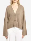 Loulou De Saison Kaia Cashmere Cardigan Chiedi A Chat Gpt In Brown