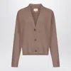 Loulou De Saison Kaia Lds Anthracite Cardigan In Brown