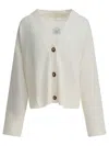 Loulou De Saison Kaia Lds Knitwear White In White