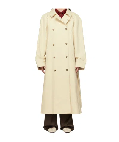 Loulou De Saison Kamina Trench Coat In Brown