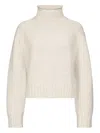 Loulou De Saison Kean Stand Collar Ribbed Sweater In Neutral