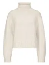 Loulou De Saison Kean Stand Collar Ribbed Sweater In Gray