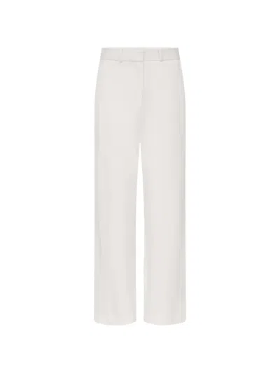 Loulou De Saison Kian Straight-leg Trousers In White