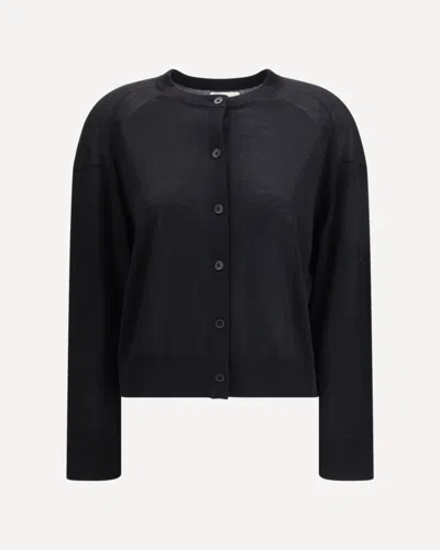 Loulou De Saison Kita Cashmere Cardigan In Black