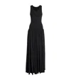 Loulou De Saison Knitted Jada Maxi Dress In Black