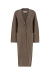 Loulou De Saison Cappuccino Wool Blend Smet Cardigan In Multi