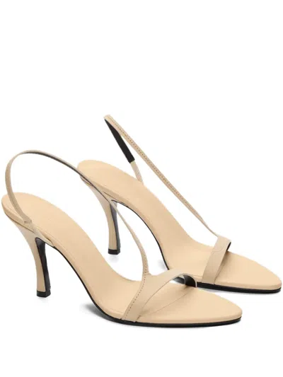 Loulou De Saison Lane Top-strap Heeled Sandals In Gold