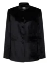 Loulou De Saison Lara Straight Jacket Clothing In Black