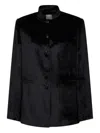 Loulou De Saison Lara Straight Jacket Clothing In Black