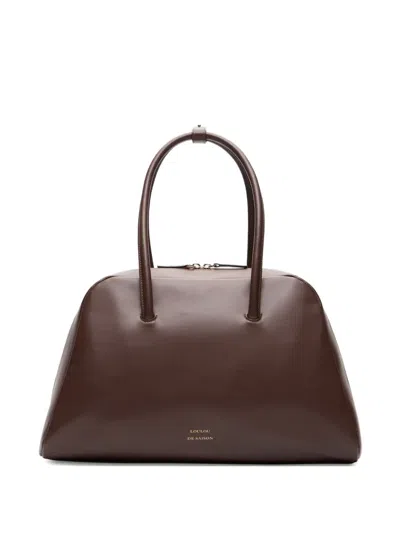 Loulou De Saison Large Buckley Tote Bag In Brown