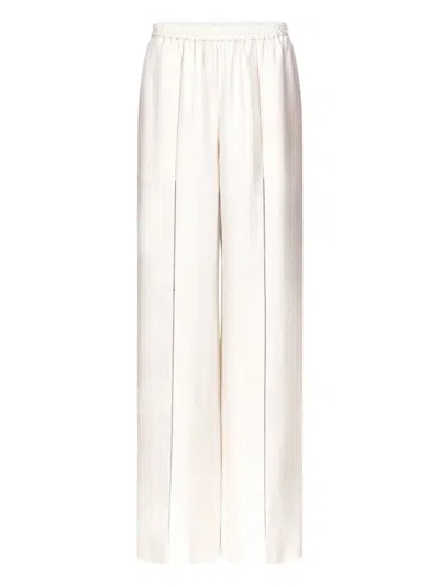Loulou De Saison Lars Lace-stitch Trousers In White