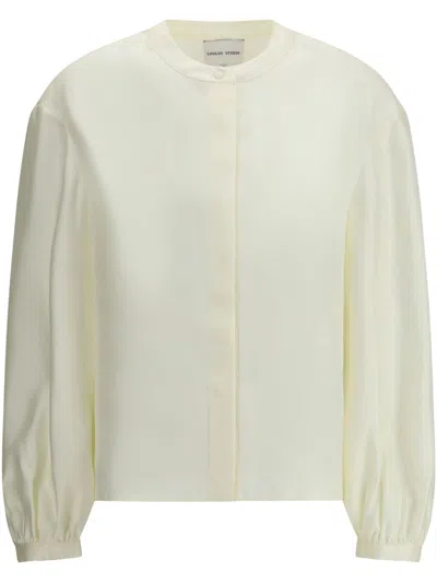 Loulou De Saison Lea Blouse Woman Vanilla In Beige
