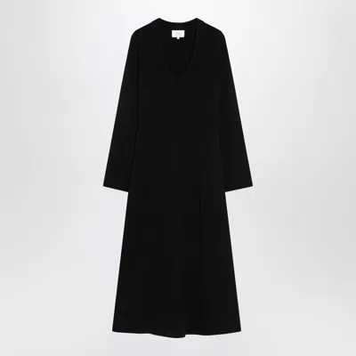 Loulou De Saison Long Ari Knit Dress In Black