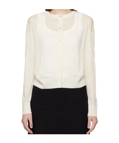 Loulou De Saison Long-sleeved Cardigan In Neutral