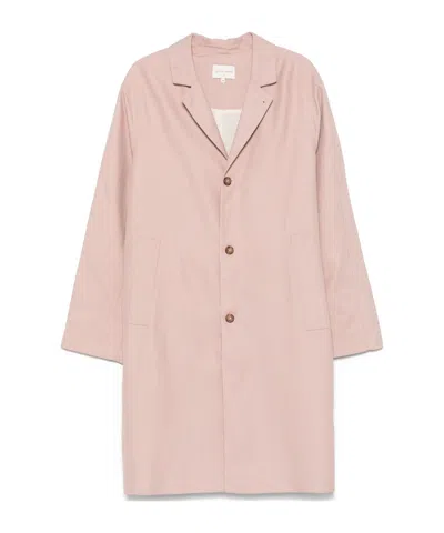 Loulou De Saison Long-sleeved Coat In Pink