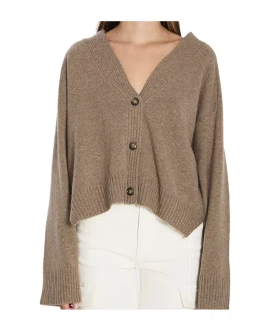 Loulou De Saison Long-sleeved Sweater In Brown