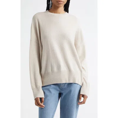 Loulou De Saison Loulou Studio Anaa Cashmere Sweater In Oat Melange