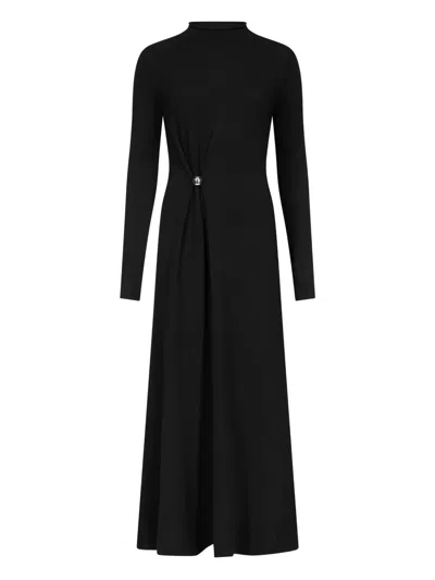 Loulou De Saison Lucero Maxi Dress In Black