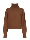 Loulou De Saison Luke Sweater Woman Brown In Brown