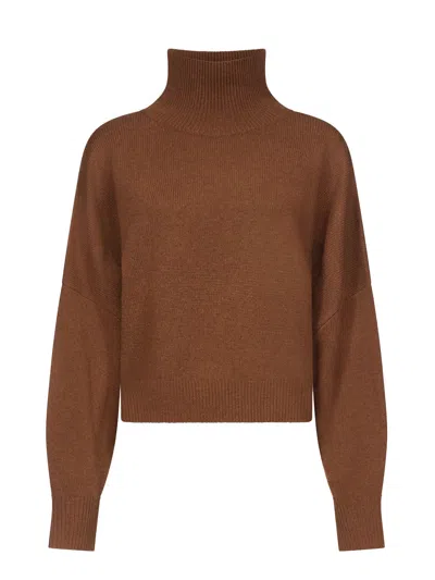 Loulou De Saison Luke Sweater Woman Brown