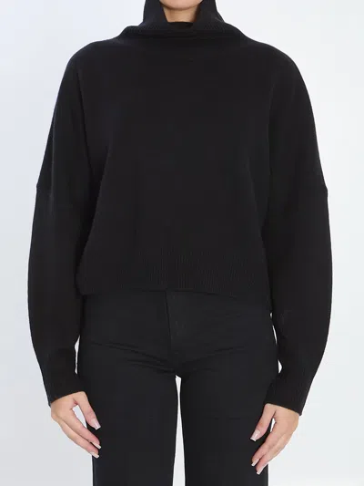 Loulou De Saison Luke Turtleneck In Black