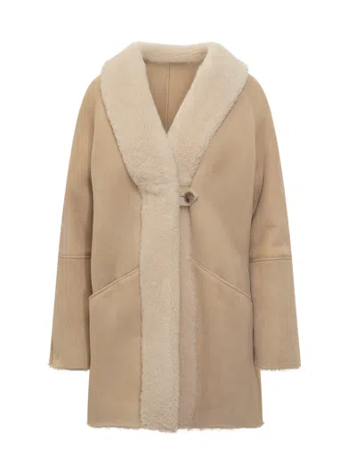 Loulou De Saison Luxurious Lambskin Jacket In Cream