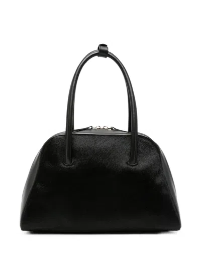 Loulou De Saison Mark Pony-effect Tote Bag In Black