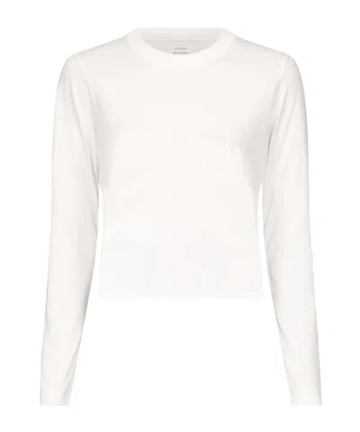 Loulou De Saison Masal Cropped T-shirt In White